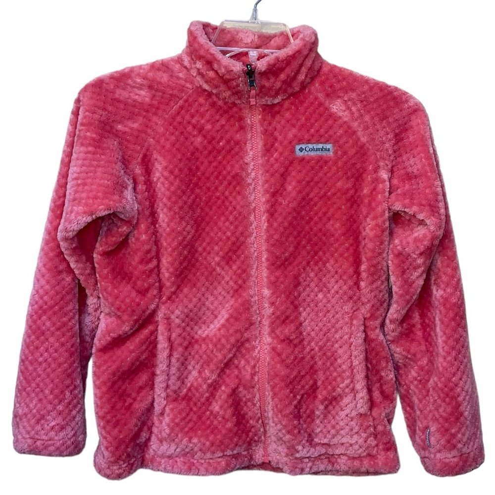 Columbia Kid//Girl's Coral Fleece Fluffy Full Zip Interchange Jacket Large 14/16